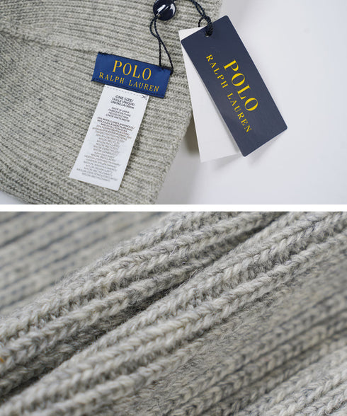 ポロ ラルフローレン POLO RALPH LAUREN solid denim bear beanie ニット帽 【メール便】